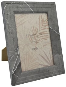 Κορνίζα Με Μαρμάρινη Όψη Γκρι Ξύλο 10x15cm ANKOR
