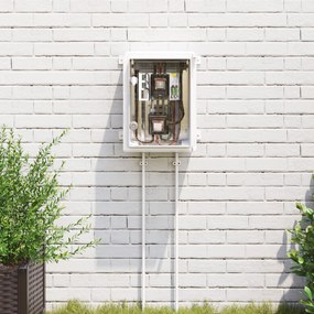 vidaXL Πίνακας Ελέγχου IP65 Αδιάβροχο Γκρι 30x16.5x40 εκ Πλαστικό ABS
