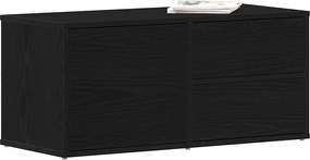 vidaXL Ντουλάπι TV Μαύρη Οξυά 80 x 34 x 36 εκ Επεξεργασμένο ξύλο