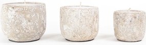 Κερί (Φ11x10) Soulworks Mingi White Small 0630065