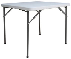 Τραπέζι Catering Comfort Πτυσσόμενο Λευκό 80x80x74εκ. 80x80x74 εκ.