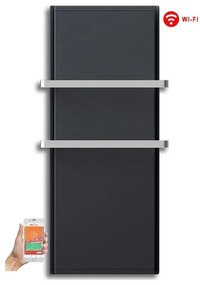 Radialight Icon 2B WiFi 1000 Watt Ανθρακί - Ψηφιακή Πετσετοκρεμάστρα Μπάνιου