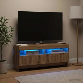 vidaXL Ντουλάπα LED Τηλεόρασης Artisan Δρυς Επεξεργασμένο Ξύλο