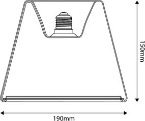 LED Filament Λαμπτήρας Διαφανής G01 σειρά Ghost Κώνος 6W 500Lm E27 2200K Dimmable
