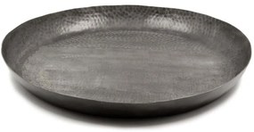 Διακοσμητικός Δίσκος Fade 013757 53x53x6cm Black Αλουμίνιο