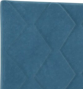 vidaXL Κεφαλάρι Σκούρο Μπλε 180 cm Βελούδο