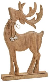 Ξύλινο Διακοσμητικό Ελάφι με διαστάσεις 31x6x49cm