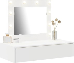 vidaXL Τραπέζι περιποίησης Λευκό 83 x 40 x 70 εκ Επεξεργασμένο ξύλο