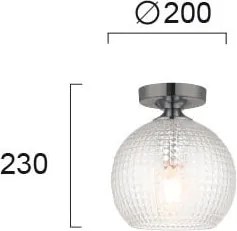 Φωτιστικό Πλαφονιέρα Viokef Talisa 4169900