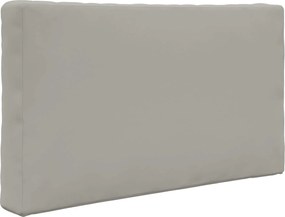 vidaXL Μαξιλάρι Καναπέ Εξωτερικού Χώρου 2 pcs Γκρι Πολυεστέρας