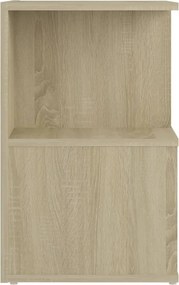 vidaXL Κομοδίνο Sonoma Δρυς 35 x 35 x 55 εκ. από Επεξ. Ξύλο