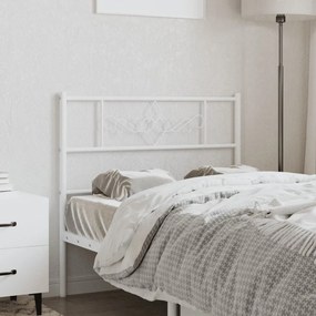 vidaXL Κεφαλάρι Λευκό 75 εκ. Μεταλλικό