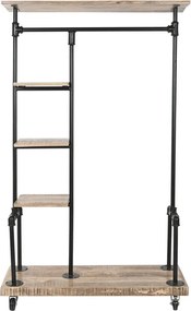 Έπιπλο Εισόδου Home ESPRIT Καφέ Μαύρο 104 x 40 x 175 cm