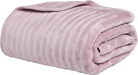 Κουβέρτα Βελουτέ Μονή (160x240) Das Home 1383 Dusty Pink