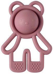 Κουδουνίστρα-Μασητικό 'Pop-It' N875240 8,3x2x11,7cm Pink Nattou Silicone