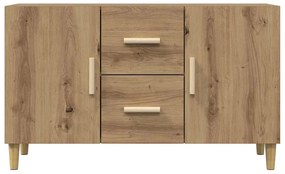 vidaXL Σκευοθήκη Δρυς τεχνίτης 100x36x60 cm Κατασκευασμένο ξύλο