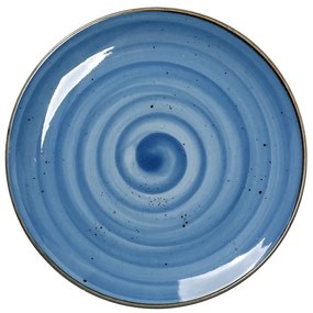Πιάτο Ρηχό Πορσελάνης Terra Blue ESPIEL 26,5εκ. TLF101K6
