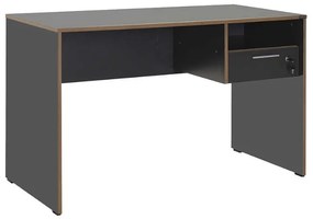 Γραφείο εργασίας Concept Megapap χρώμα ανθρακί 120x60x75εκ.-GP009-0249