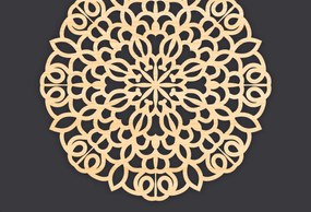 Intra απο ξύλο plywood 3mm-4mm πάχος 3D Mandala για Cricut Δίασταση 30x30 cm INTRAFABR-86059650