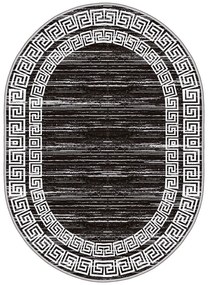 Χαλί Hmnt917 478HFT2965 Black-White  Conceptum Hypnose 50X80