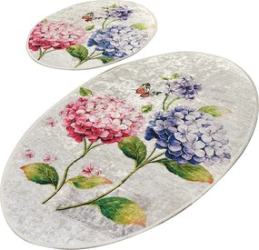 Bathmat Set (2 Pieces) Ortanca Multicolor