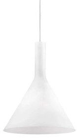 Φωτιστικό Οροφής Cocktail 074337 20x32/241cm 1xE14 40W White Ideal Lux