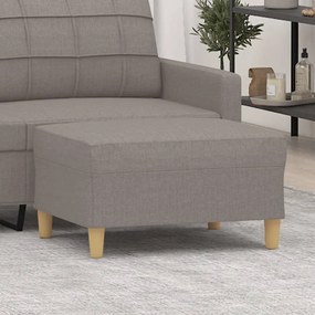 vidaXL Υποπόδιο Taupe 70 x 55 x 41 εκ. Υφασμάτινο