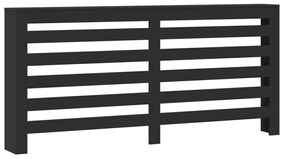 vidaXL Κάλυμμα Καλοριφέρ Μαύρο 175x20x82 εκ. από Επεξεργασμένο Ξύλο