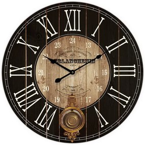 Ρολόι Τοίχου MDF Φ58x4cm
