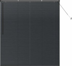 vidaXL Βενετσιάνικες Ρόδες Μαύρο 175 x 155 εκ Αλουμίνιο