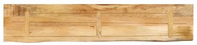 vidaXL Επιφάνεια Τραπεζιού 140x30x2,5 εκ. Live Edge Μασίφ Ξύλο Μάνγκο