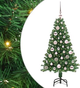 vidaXL Τεχνητό Χριστουγεννιάτικο Δέντρο με 150 LED Πράσινο 120 cm
