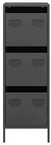 vidaXL Ντουλάπι Μαύρο 39x35x103,5 εκ. από Ατσάλι