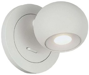 Φωτιστικό Τοίχου - Απλίκα VK/04575/WA/W/W 9x8,6x9,8cm Led 545lm 6W 3000K White VKLed