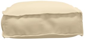 vidaXL Μαξιλάρι Παλέτας για Καθίσμα Μπεζ 60x40x8 εκ. Oxford Fabric