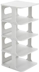 HOME USE παπουτσοθήκη HUH-0150, 5 θέσεων, 24.5x26.5x60cm, γκρι