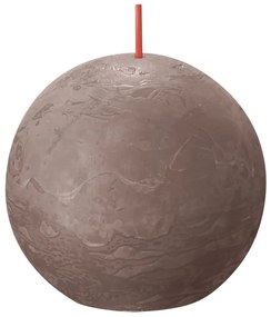 Bolsius Κεριά Σφαίρα Ρουστίκ Shine 6 τεμ. Ρουστίκ Taupe 76x71 χιλ.