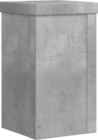 vidaXL Βάση φυτών 2 τεμ. Γκρι Σκυροδέματος 10 x 10 x 18 cm
