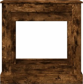 vidaXL Πλαίσιο Τζακιού Καπνιστή Δρυς 90x30x90 εκ. από Επεξ. Ξύλο