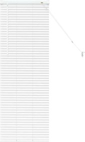 vidaXL Βενετσιάνικες Ρόδες Λευκό 130 x 45 εκ Αλουμίνιο