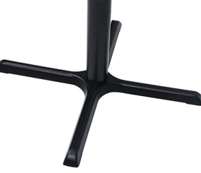 vidaXL Πόδι Τραπεζιού Bistro Μαύρο 76 x 76 x 107 εκ. από Χυτοσίδηρο