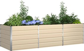 vidaXL Γλάστρα Ελεφαντόδοντο 290 x 100 x 75 εκ Επικαλυμμένος Χάλυβας