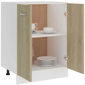 vidaXL Ντουλάπι &quot;Lyon&quot; Sonoma Δρυς 60x46x81,5 εκ. από Τεχνητό Ξύλο