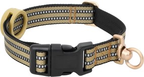 vidaXL Λουρί Σκύλου με Οδηγό και Κολάρο Ρυθμιζόμενο Καφέ L