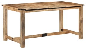 vidaXL Τραπεζαρία 160 x 80 x 75 εκ. από Μασίφ Ξύλο Μάνγκο