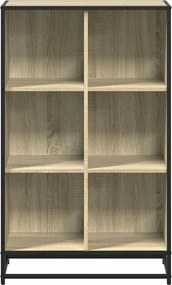 vidaXL Βιβλιοθήκη Χρώμα Sonoma Δρυς 65,5x33x107,5 εκ. Μοριοσανίδα