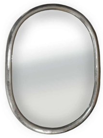 Καθρέπτης Τοίχου Liscio 11-0328 71x4x53cm Silver Αλουμίνιο,Γυαλί