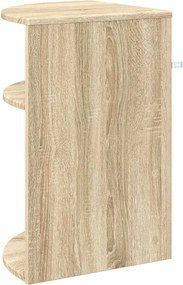 vidaXL End Table Δρύς Sonoma 39,7 x 39,7 x 60 εκ Επεξεργασμένο ξύλο