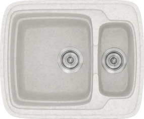 Sanitec Classic 314 (60×51) - Γρανιτένιος νεροχύτης - Metallic ICE