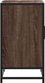 vidaXL ντουλάπι νιπτήρα μπάνιου καφέ δρυς 65x33x60 cm